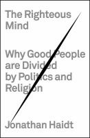 The Righteous Mind book cover