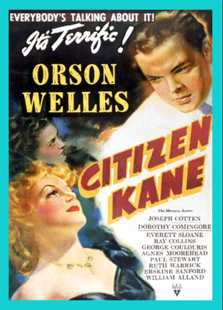 Movie poster for the classic film citizen Kane