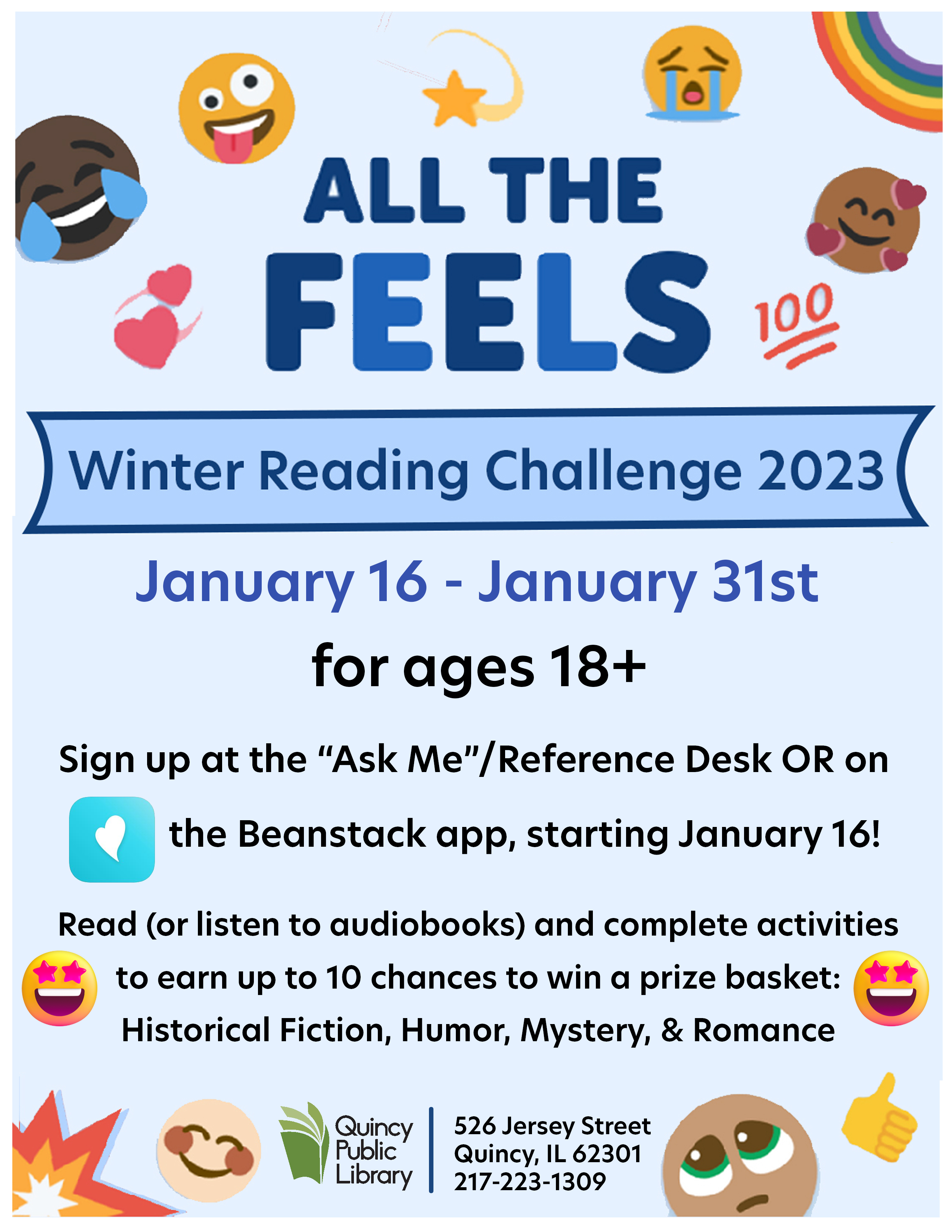 Winter Reading Program poster