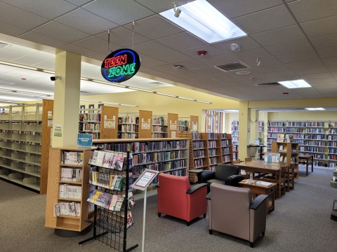 Image of Teen Zone at the library